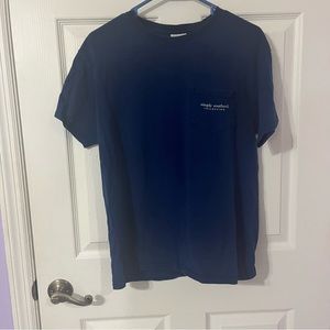 Navy blue tee